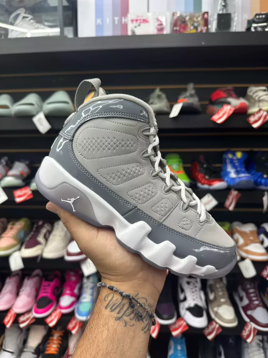 Air Jordan 9 Cool Grey Size 5y