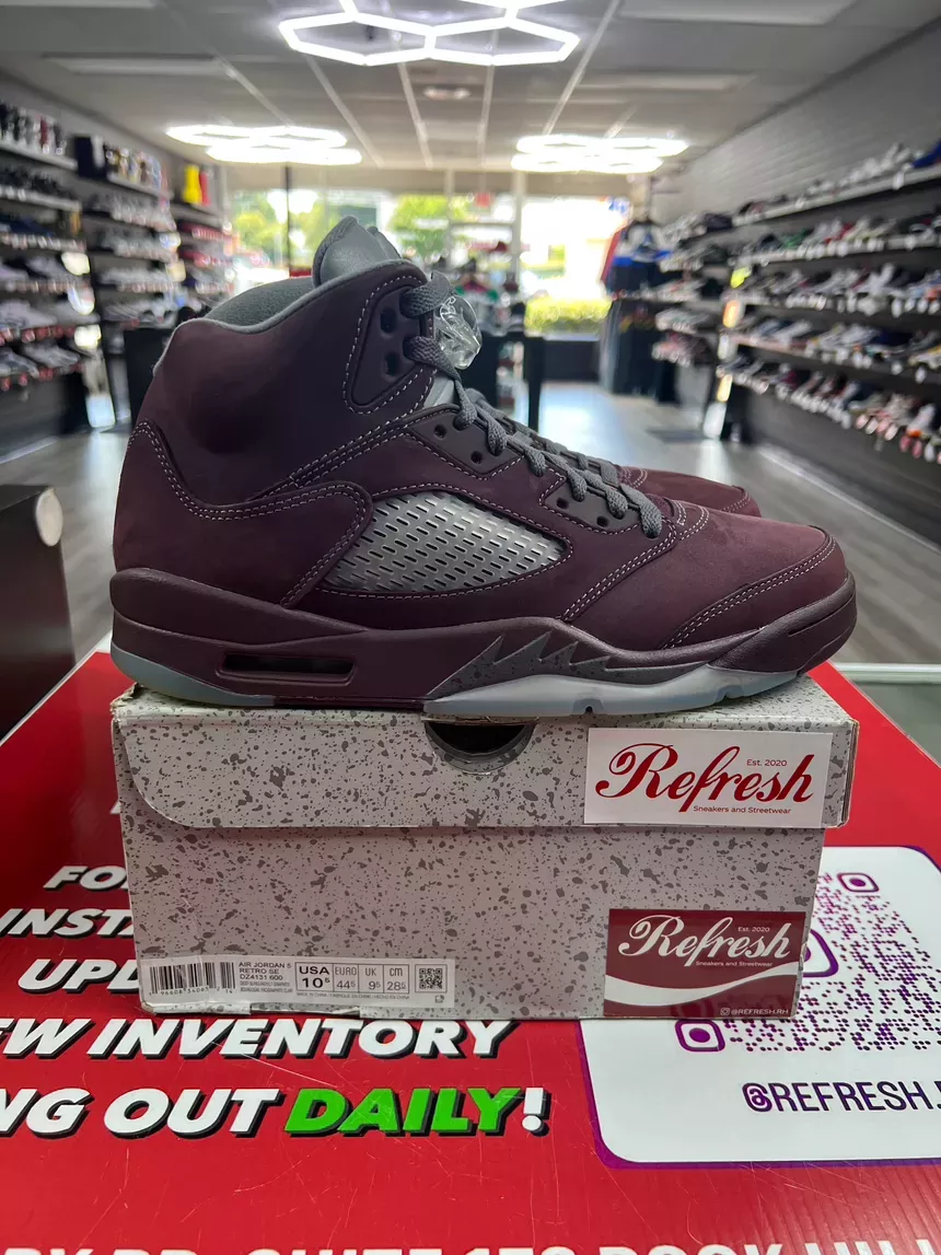 Air Jordan 5 Burgundy Size 10.5