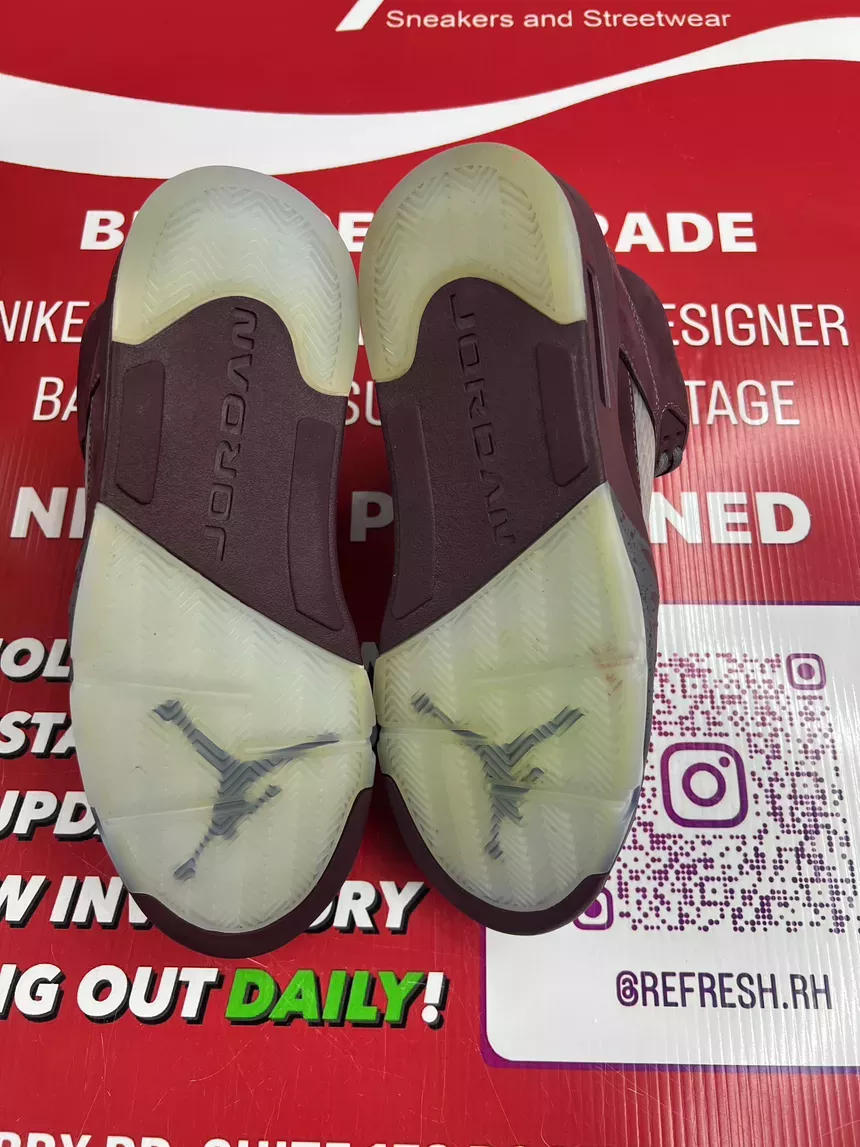Air Jordan 5 Burgundy Size 10.5