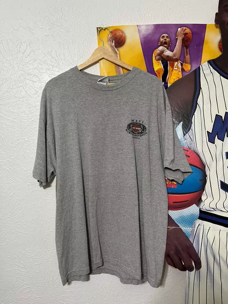 Maui Harley-Davidson Gray Tee