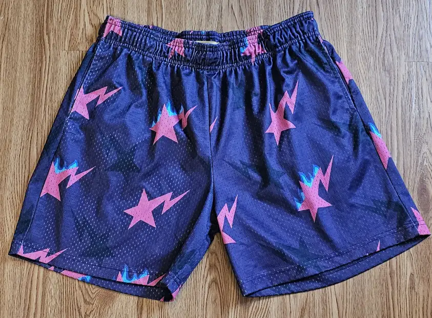 Street Market Supply Mesh Bapesta Basketball Shorts