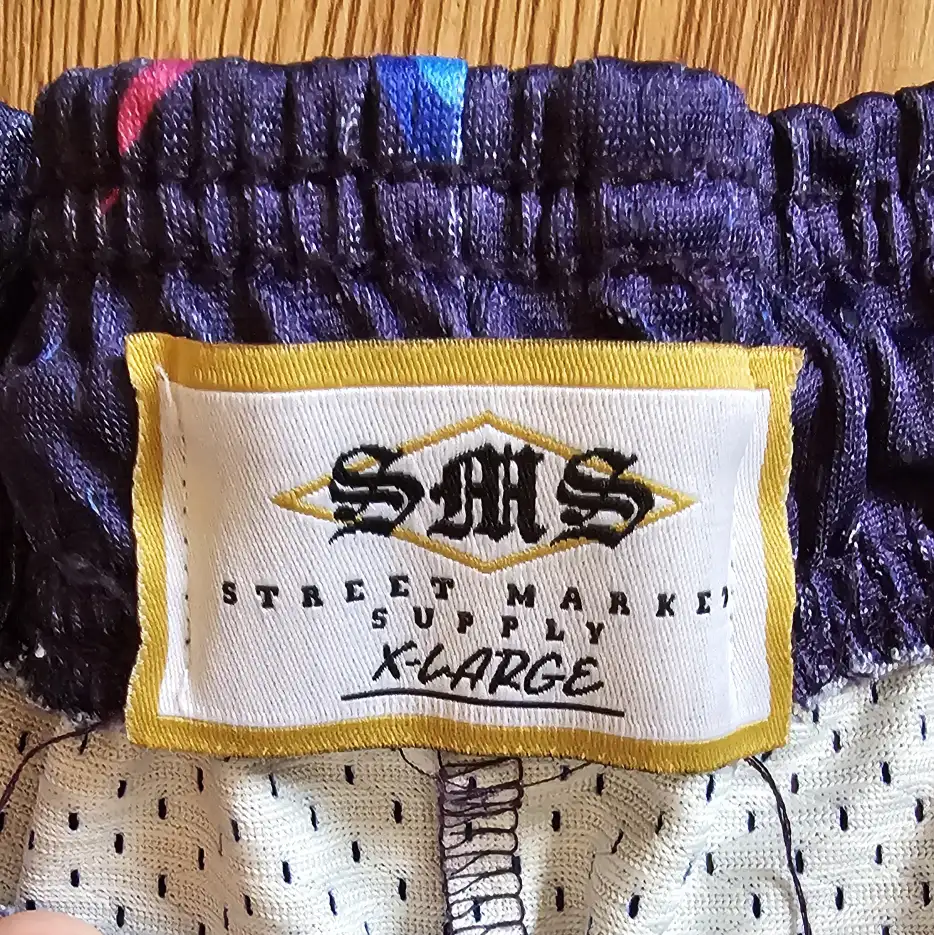 Street Market Supply Mesh Bapesta Basketball Shorts