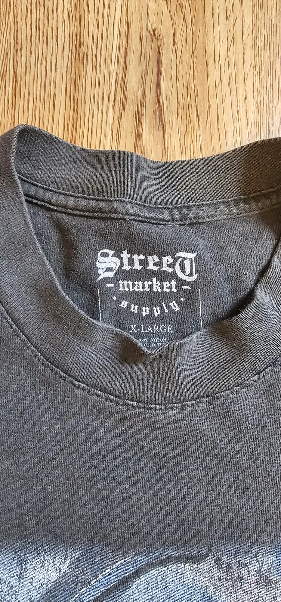 Virgil Abloh Street Market Supply Double Sided Graphic Tee