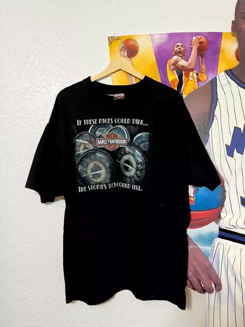 Vintage Harley-Davidson "If These Faces Could Talk" Tee