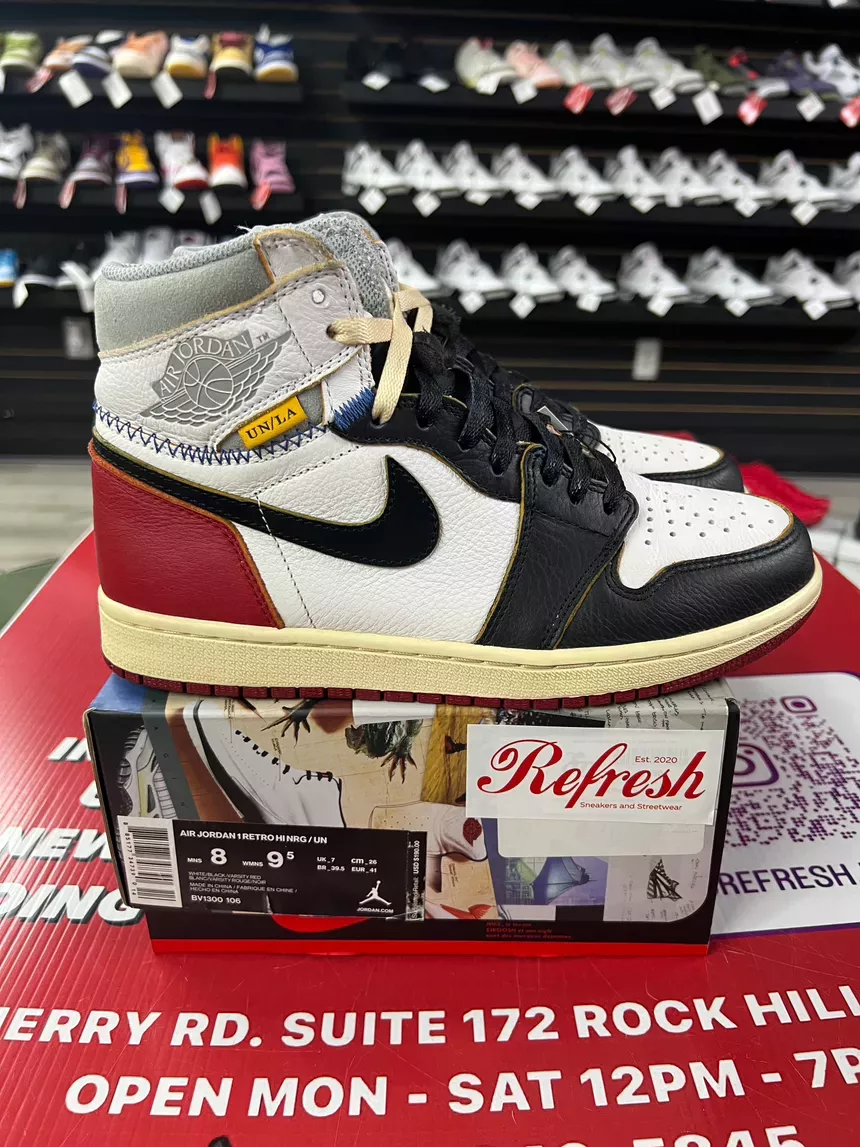Air Jordan 1 Union Black Toe Size Size 8