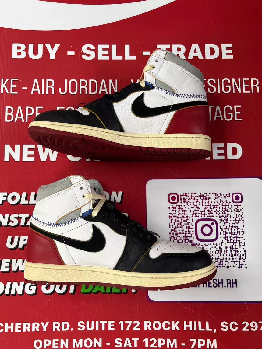 Air Jordan 1 Union Black Toe Size Size 8