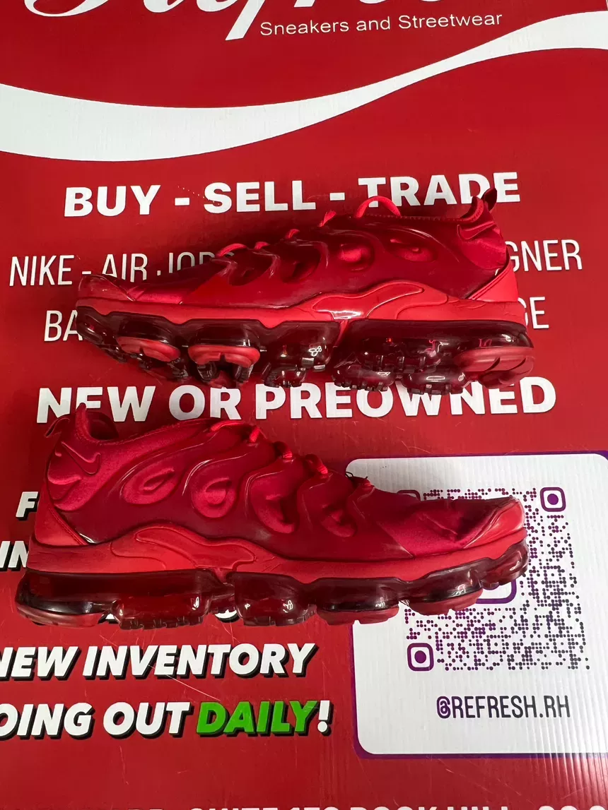 Nike Air Vapormax Plus Triple Red Size 13