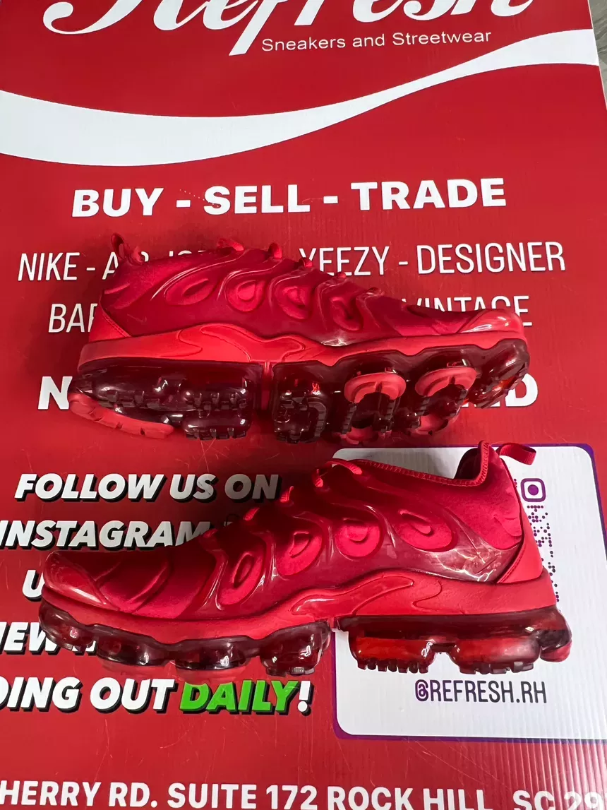 Nike Air Vapormax Plus Triple Red Size 13