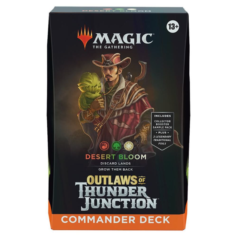 Magic the Gathering : Outlaws of Thunder Junction Desert Bloom Commander Deck