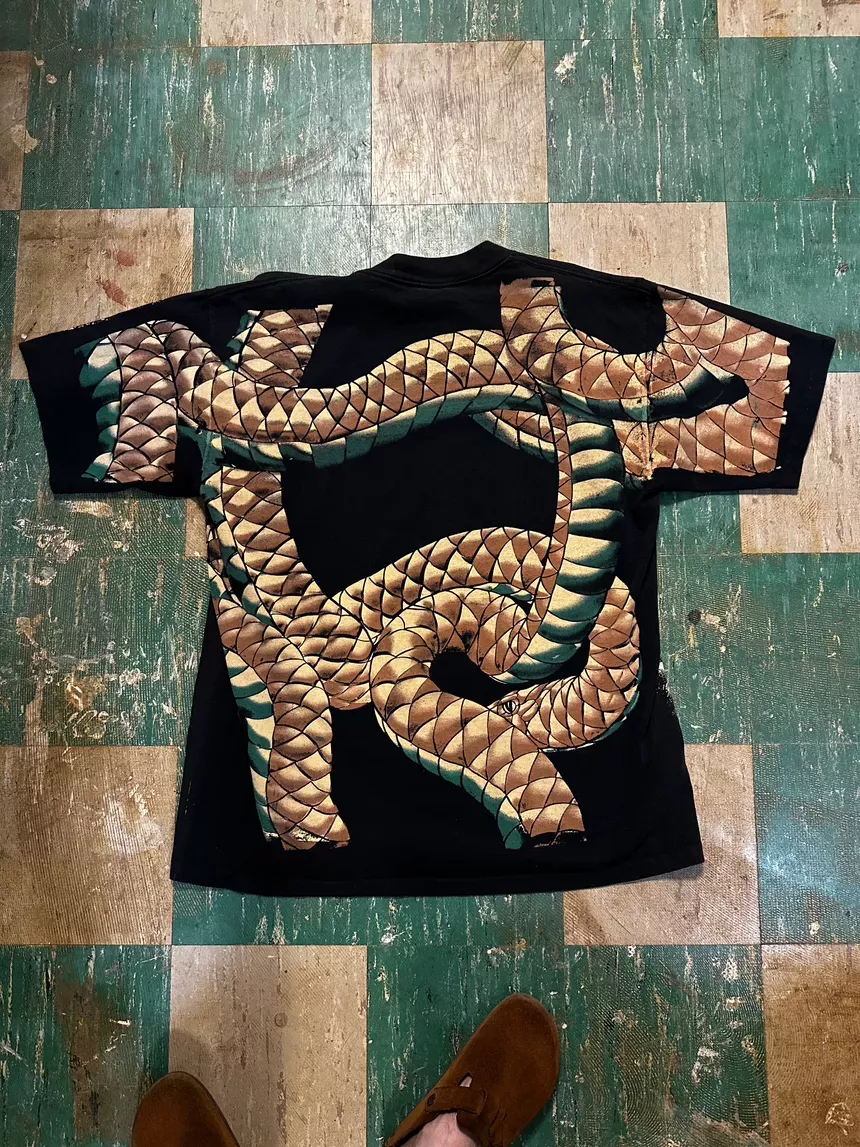 Vintage Brooks & Dunn Snake Skull Graphic Tee