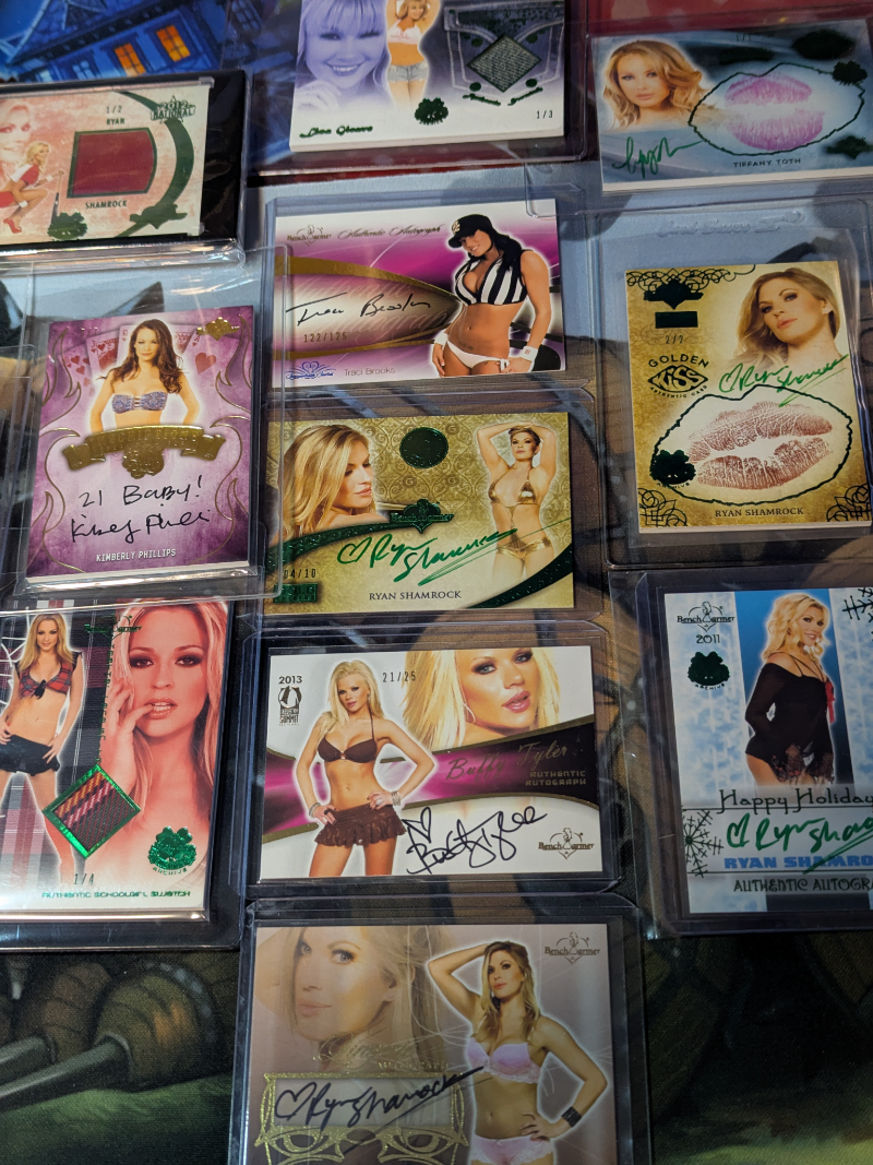 Wheel of Autographs/Serials/Kiss/Swatches Models/Actresses/WWE/WCW Stars!