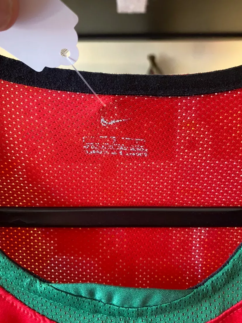 Vintage Y2K Nike Portugal National Team Soccer Jersey