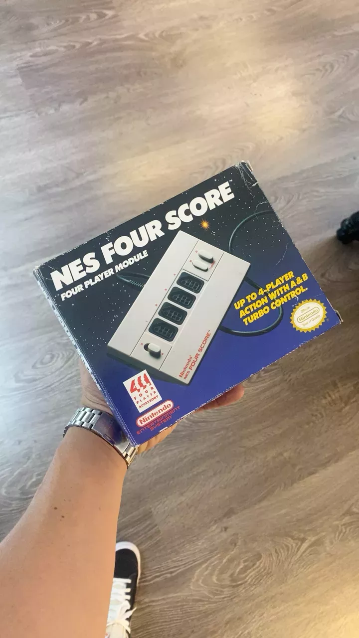 Vintage Nintendo NES Four Score Module