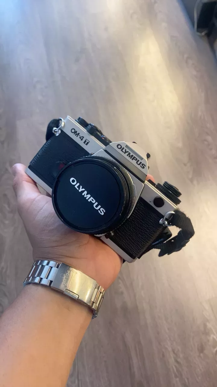 Vintage Olympus OM-4 Ti 35mm SLR Film Camera
