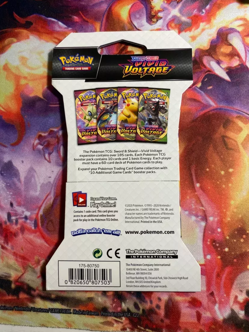 Pokemon TCG: Sword & Shield - Vivid Voltage Booster Pack