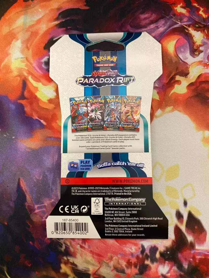 Pokemon TCG: Scarlet & Violet - Paradox Rift Booster Pack