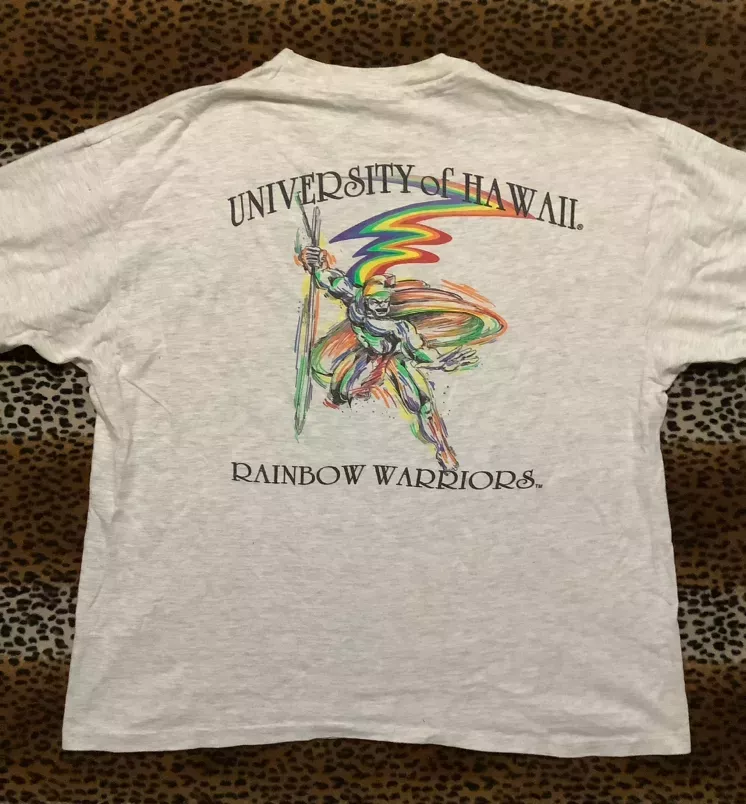 Vintage University of Hawaii Rainbow Warriors T