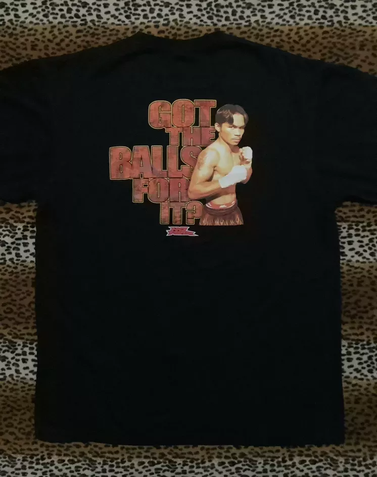 Vintage No FeaR Manny Pacquiao Boxing “You got the BaLLs For it” T