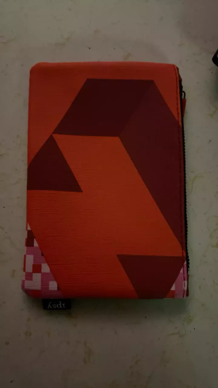 Ipsy Geometric Zip Pouch