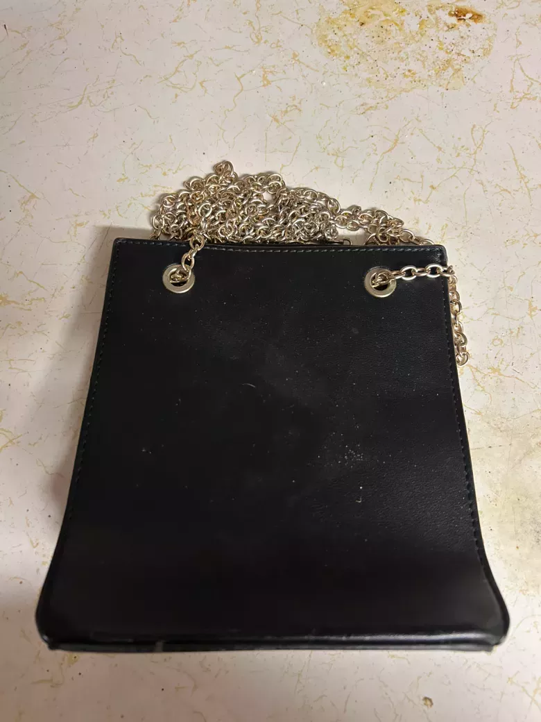 Chic Black Mini Bag with Chain