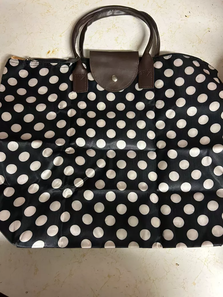 Chic Polka Dot Tote Bag