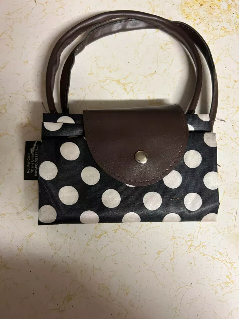 Chic Polka Dot Tote Bag