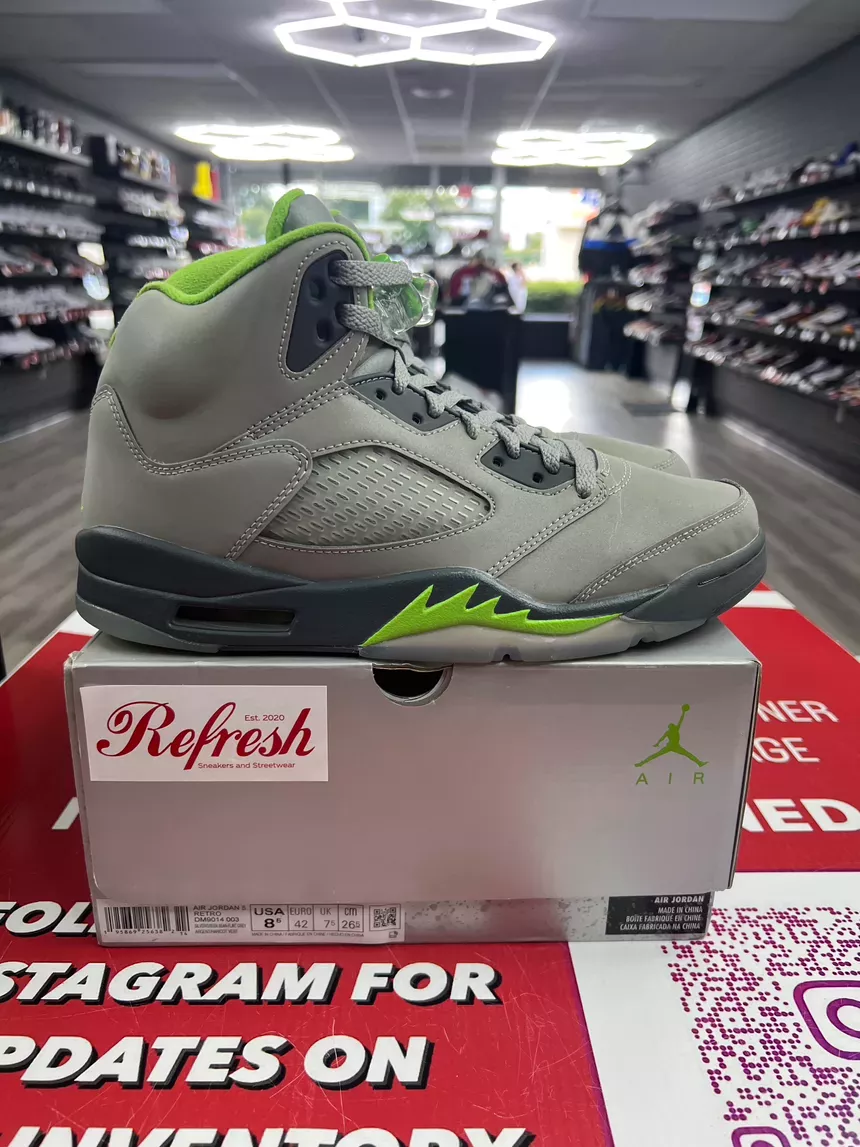 Air Jordan 5 Green Bean Size 8.5