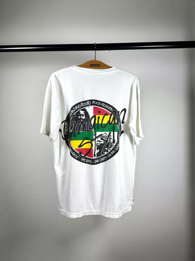 Vintage bob marley jamaican style reggae pub vintage tee shirt 90s