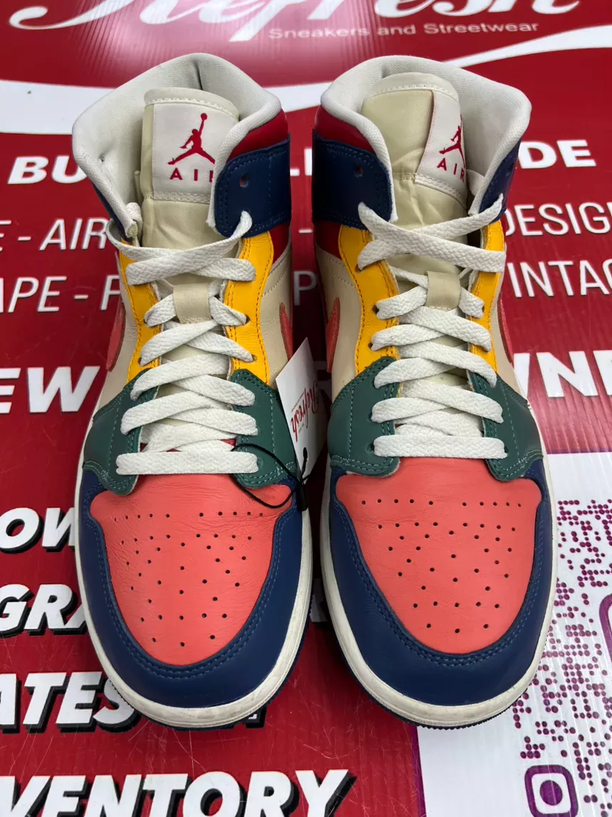 Air Jordan 1 Mid Multi Color Size 9.5w/8m
