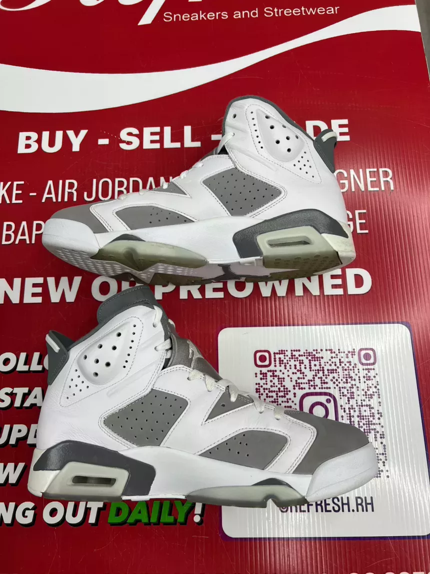 Air Jordan 6 Cool Grey Size 10
