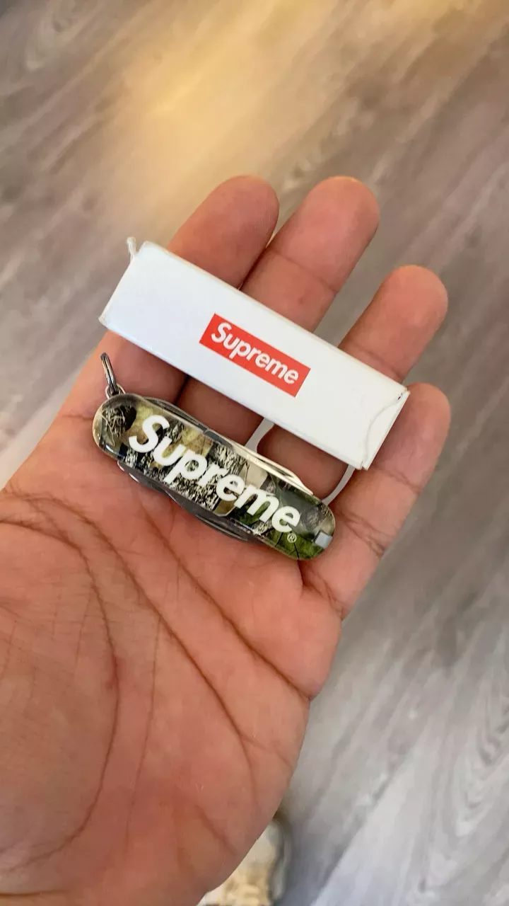 Supreme Camo Pocket Knife