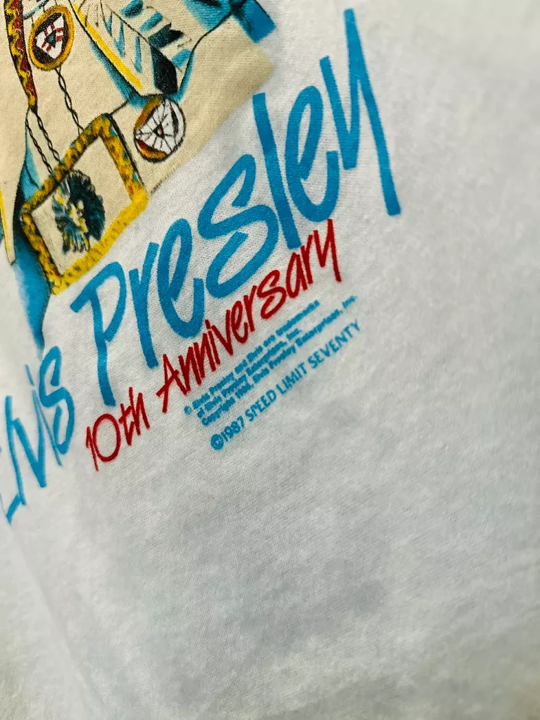 1987 Elvis Presley 10th Anniversary T-Shirt