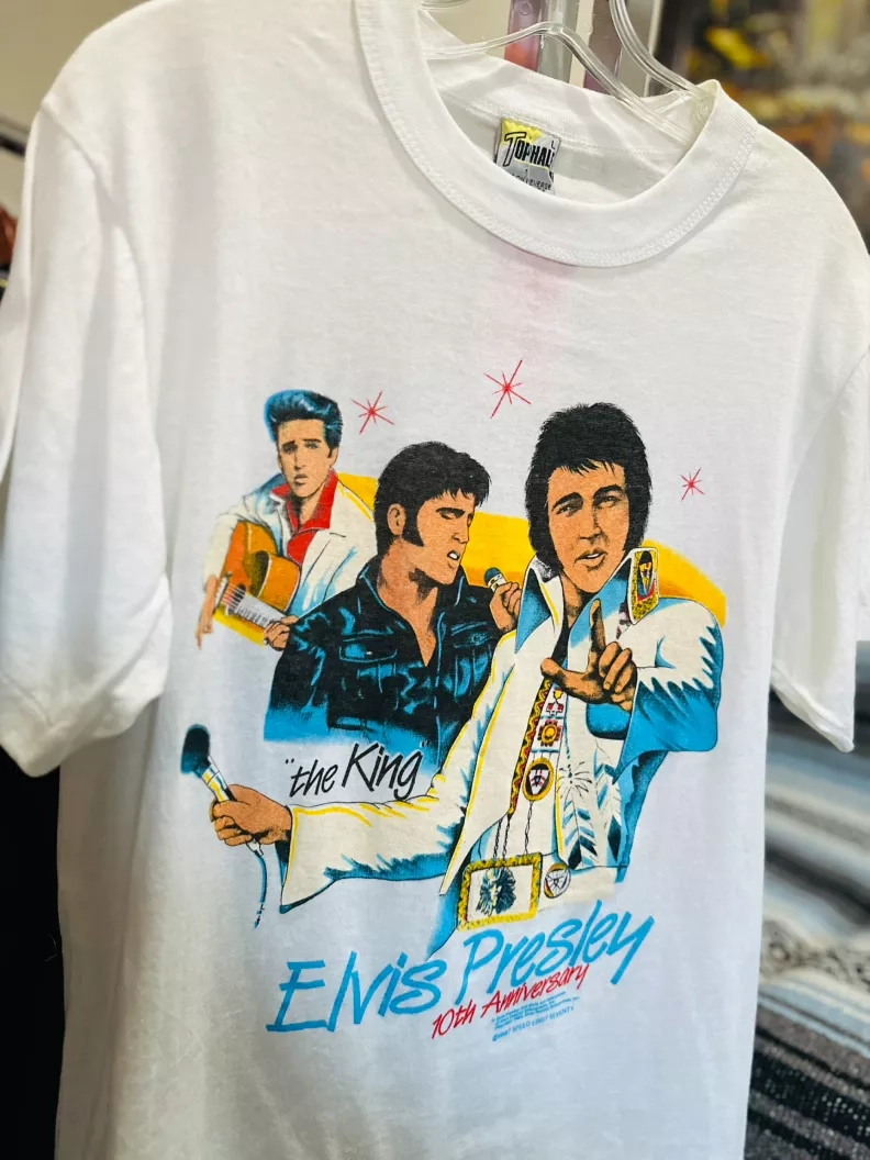 1987 Elvis Presley 10th Anniversary T-Shirt