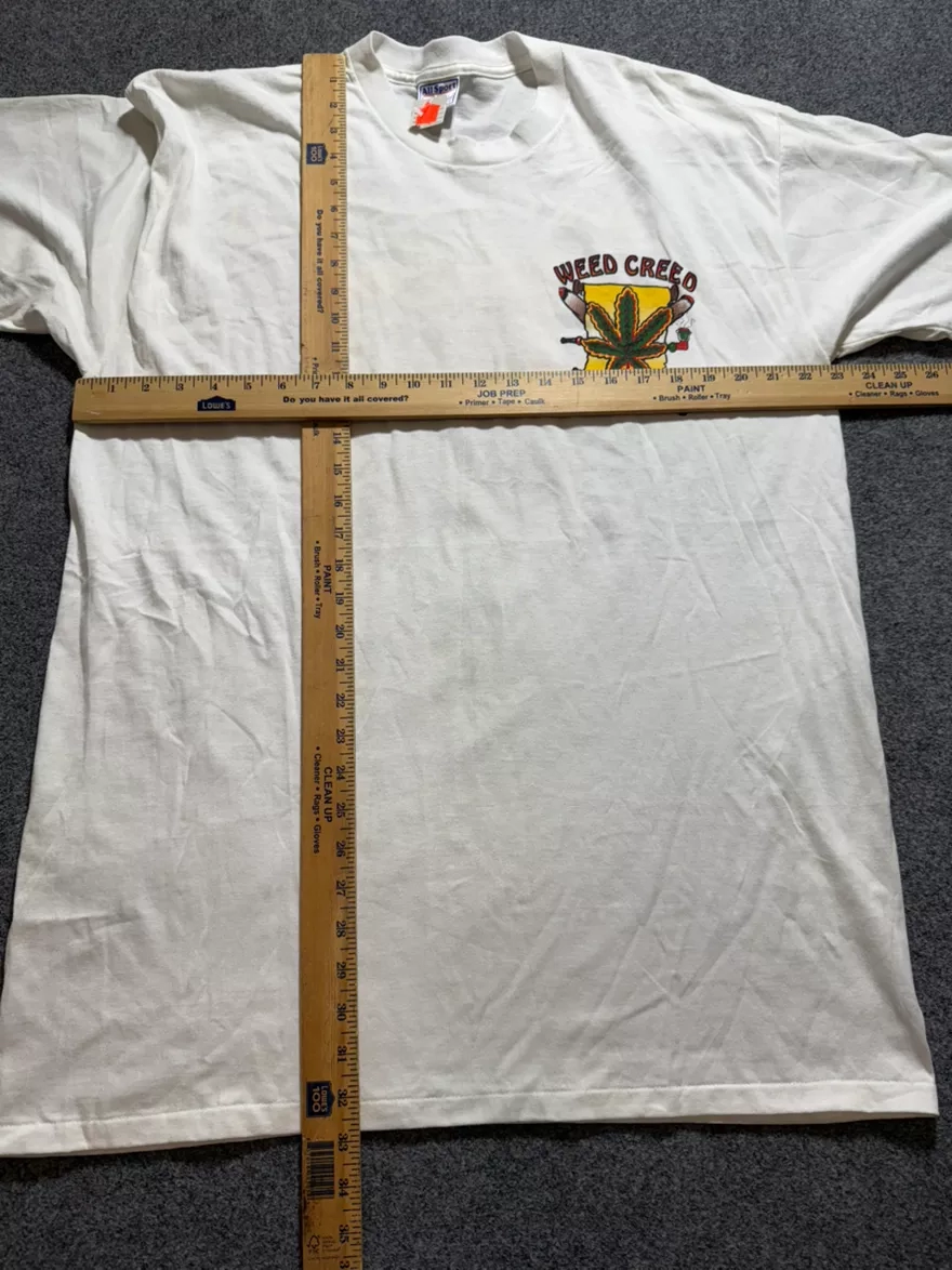 Vintage 1995 Coastal Designs Weed Creed Graphic Tee