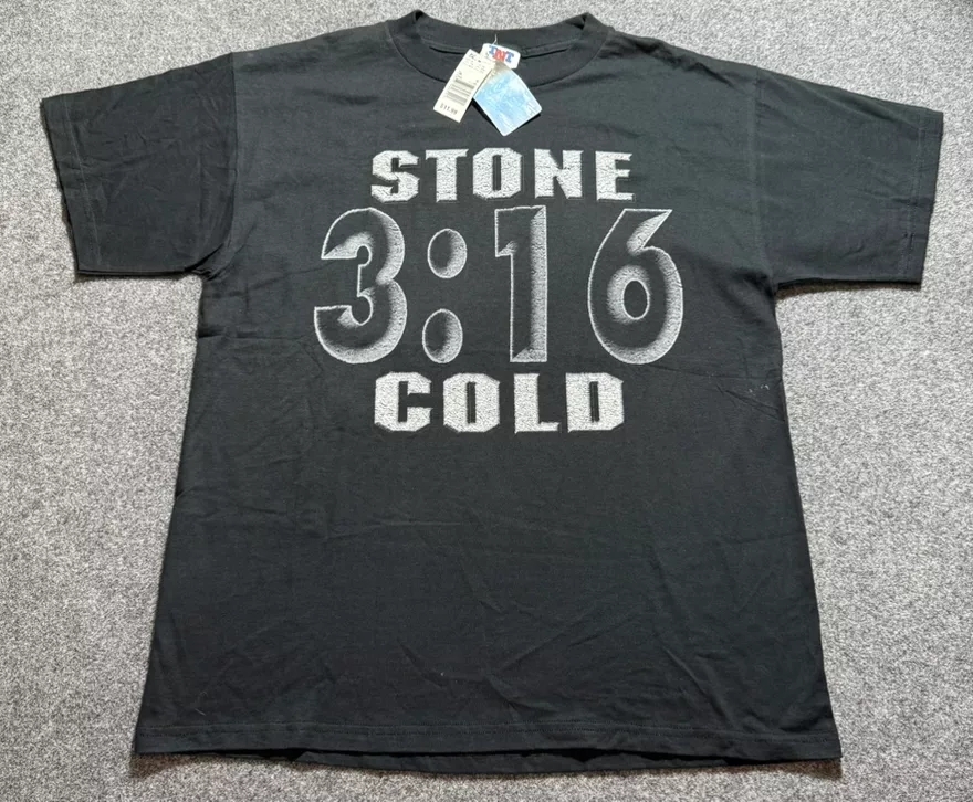 NWT Vintage 1998 Stone Cold 3:16 T-Shirt Large