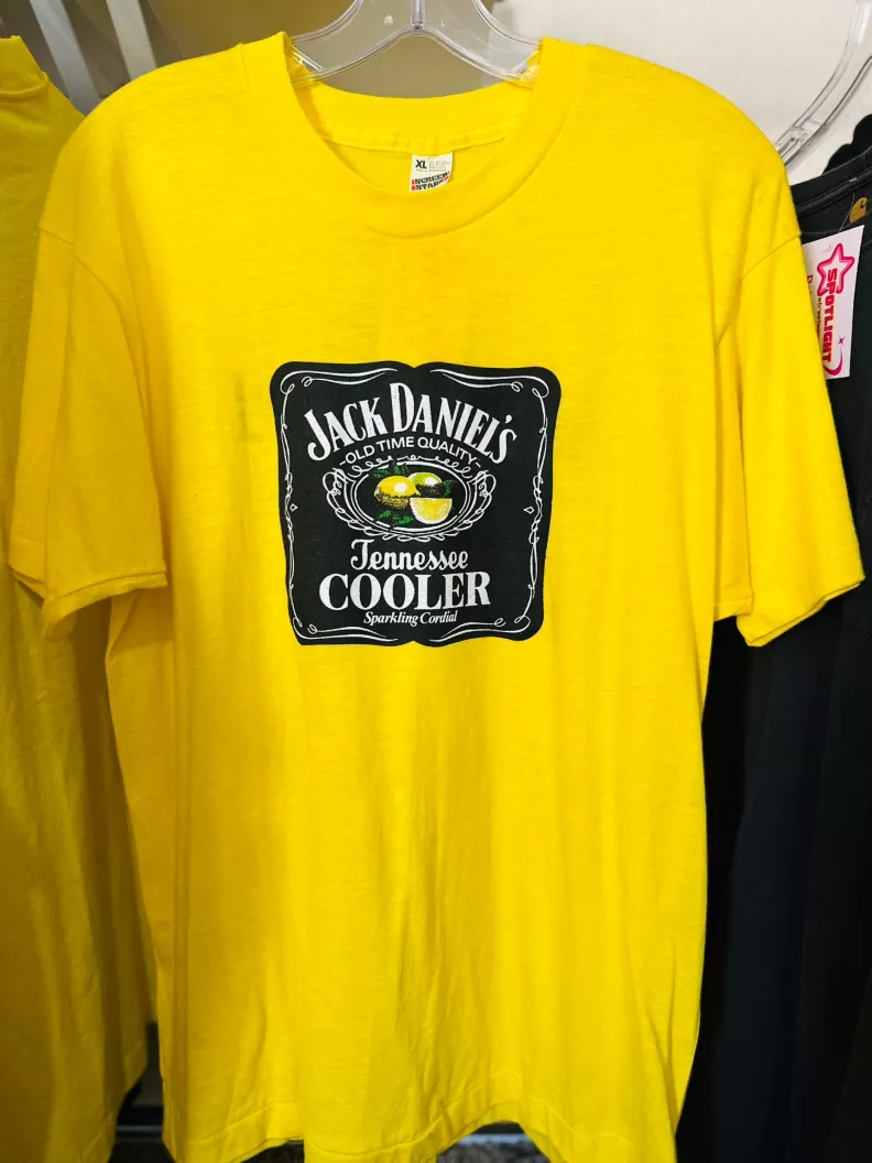 80’s Jack Daniel's Tennessee Cooler Yellow T-Shirt