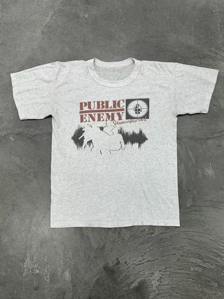 Vintage Public Enemy Revolverlution Grey T-Shirt