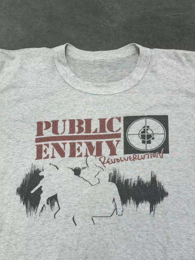 Vintage Public Enemy Revolverlution Grey T-Shirt
