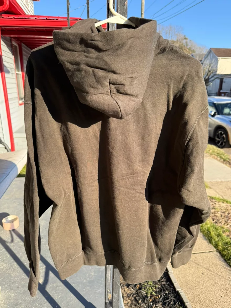 Vintage 90s Nike ‘Carbon’ Center Swoosh Hoodie Medium