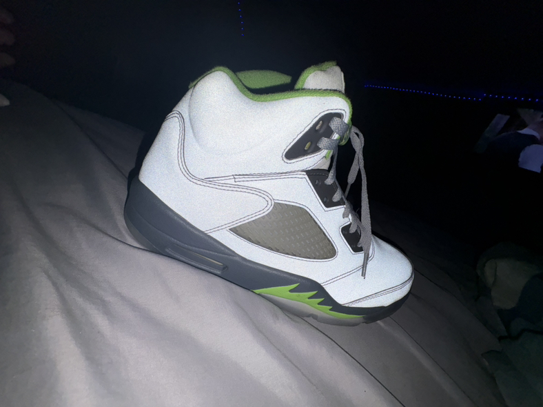 Jordan 5s green bean