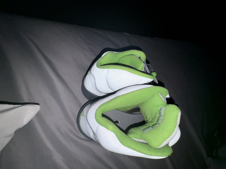 Jordan 5s green bean