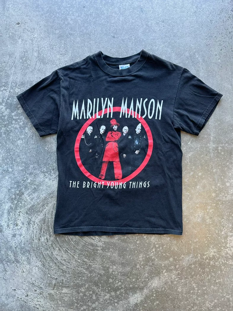 Vintage Marilyn Manson The Bright Young Things Band Tee