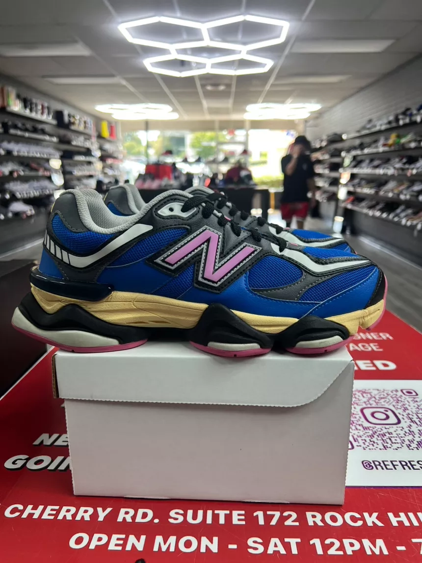 New Balance 9060 Blue Oasis Real Pink Size 10