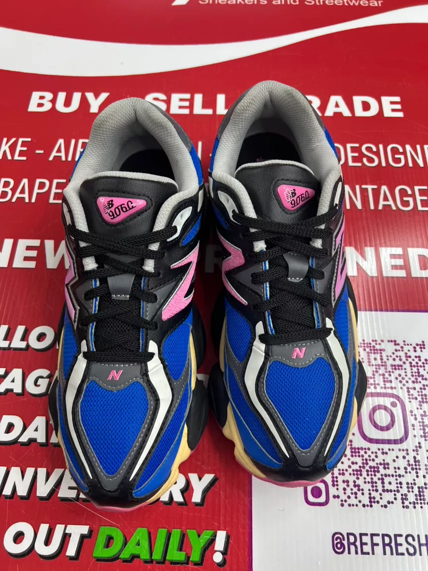 New Balance 9060 Blue Oasis Real Pink Size 10