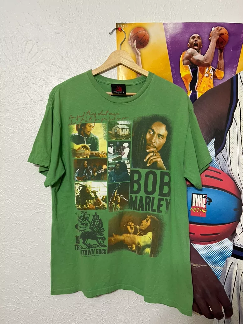 BOB MARLEY LIVE! Tシャツ XS ZION ROOTSWEAR BOB MARLEY LIVE! London July 18th 1975 ZION Rootswear Re