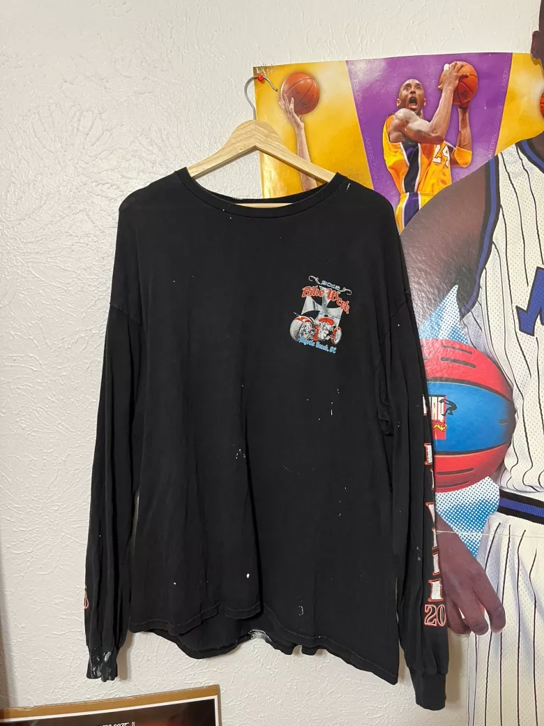 Vintage 2018 Bike Week Myrtle Beach Long Sleeve Tee