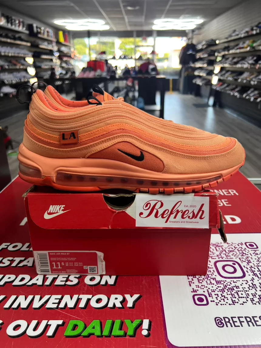 Nike AM97 Orange Spruce Size 11.5