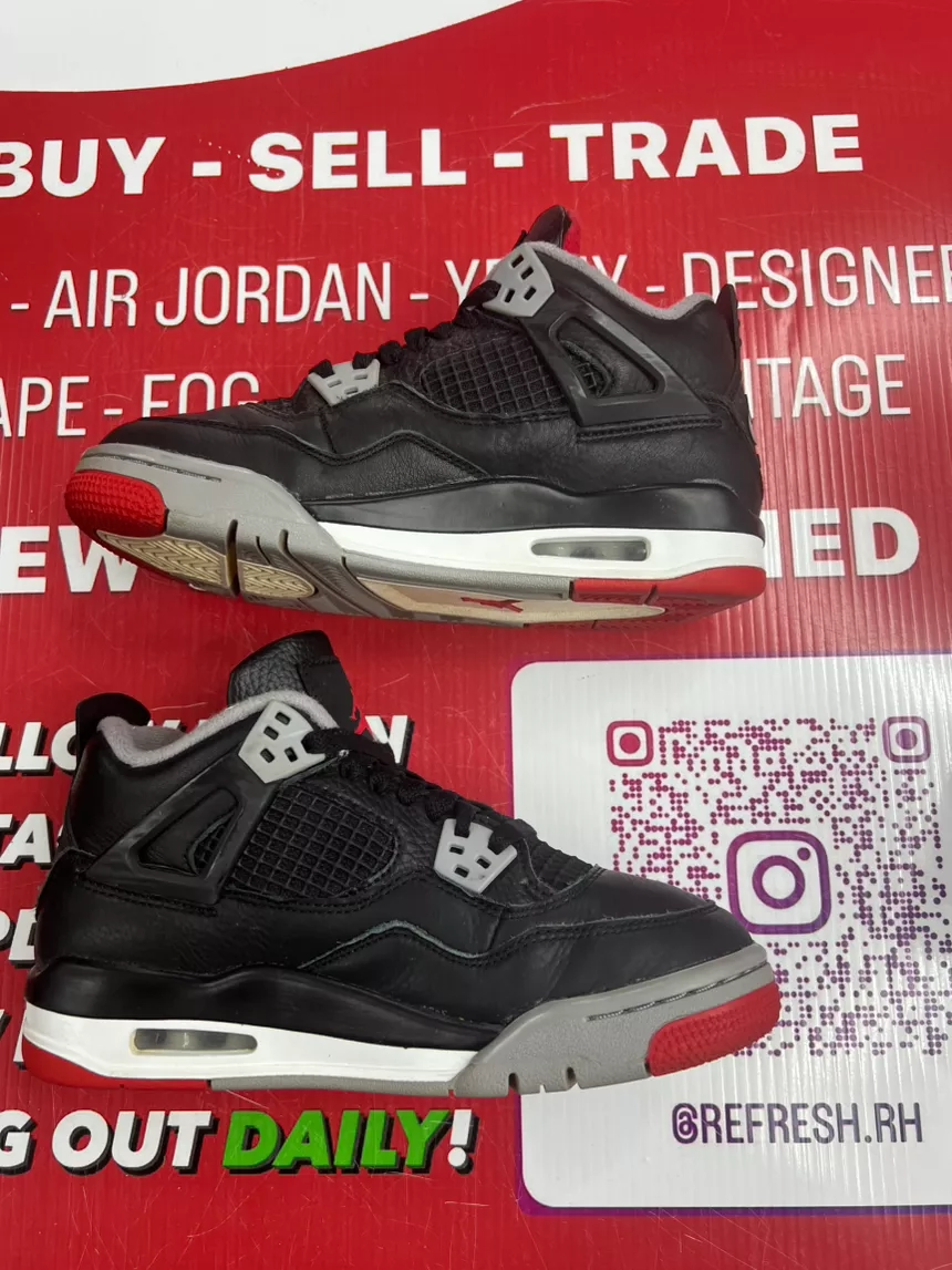 Air Jordan 4 Bred Reimagined Size 4y