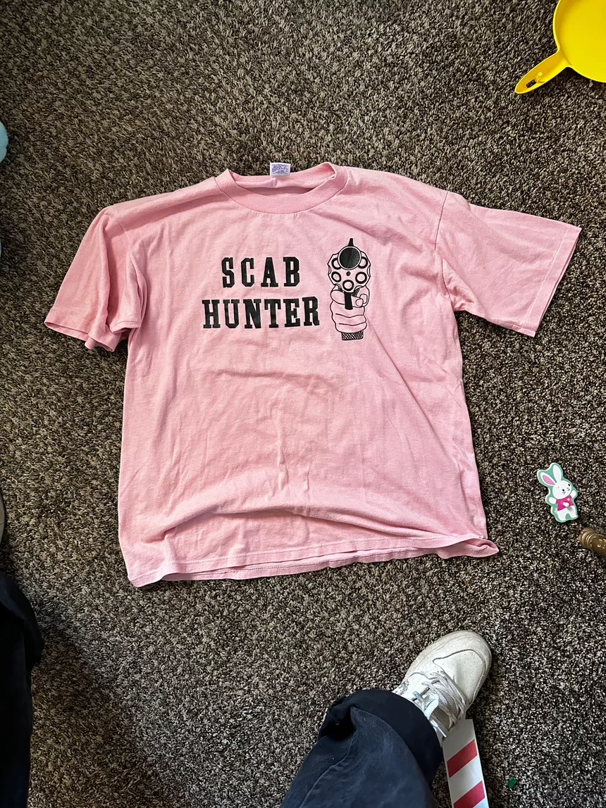 80s Scab Hunter Pink Tee