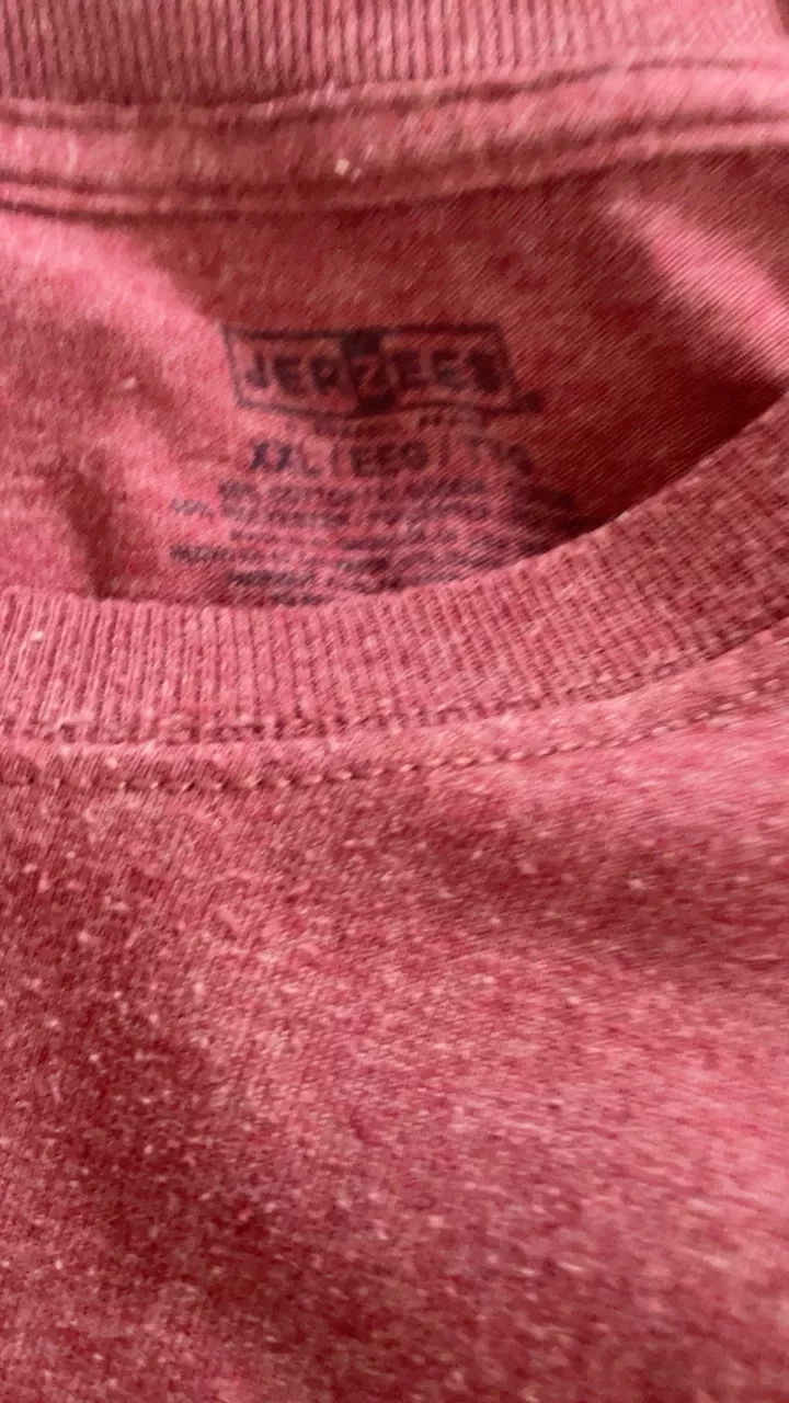 Burgundy Long Sleeve Casual Tee